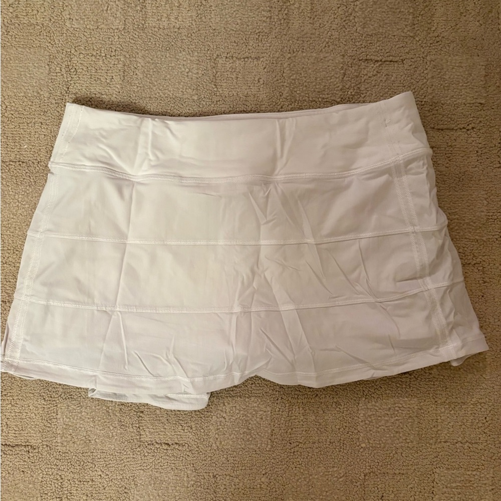 lululemon athletica Pace Rival White Skirt